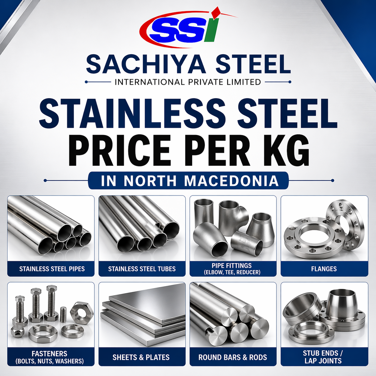 Stainless Steel Price Per Kg in North Macedonia