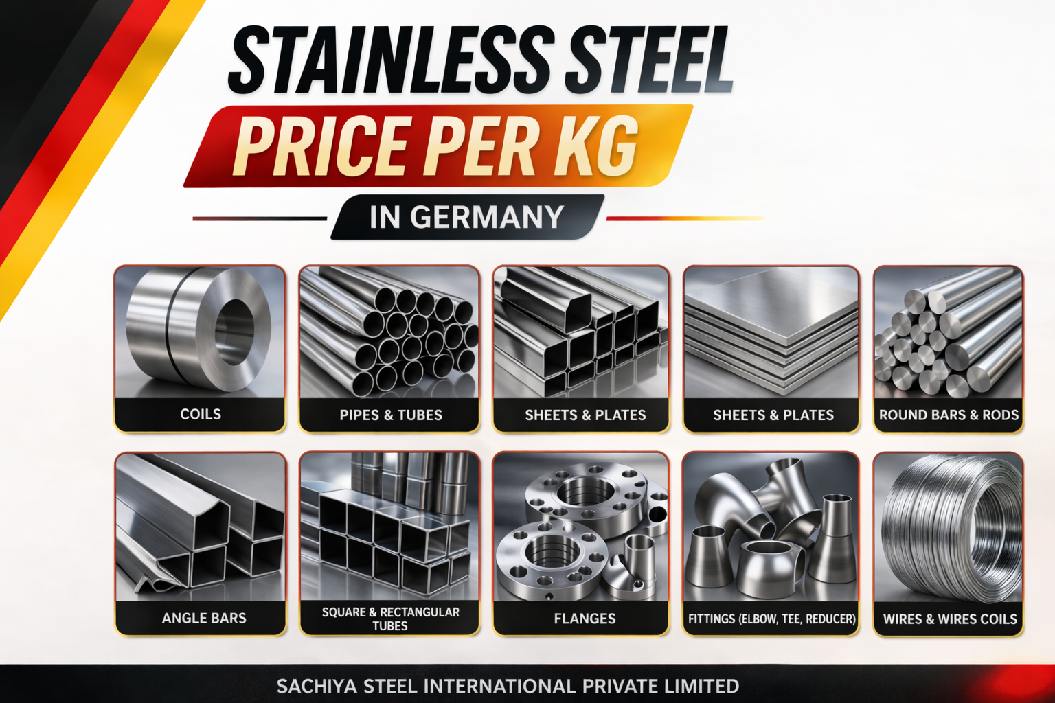 Stainless Steel Price Per Kg in Germany
