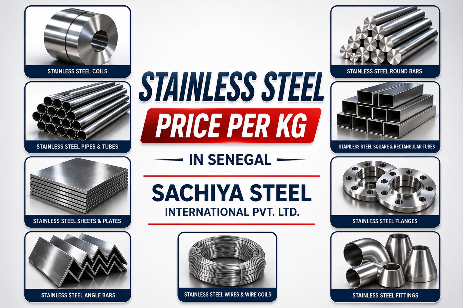 Stainless Steel Price Per Kg in Senegal