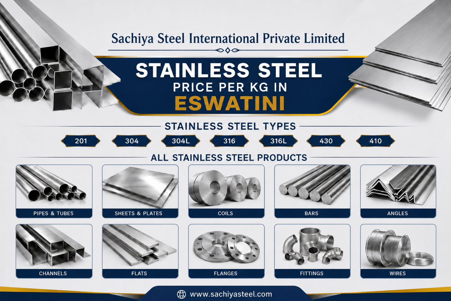 Stainless Steel Price Per Kg in Eswatini