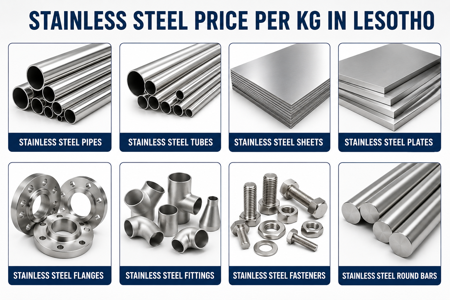 Stainless Steel Price Per Kg in Lesotho
