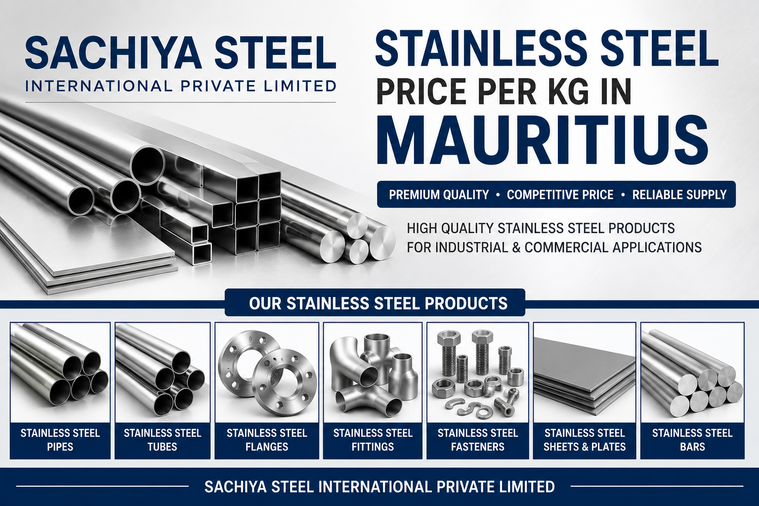 Stainless Steel Price Per Kg in Mauritius