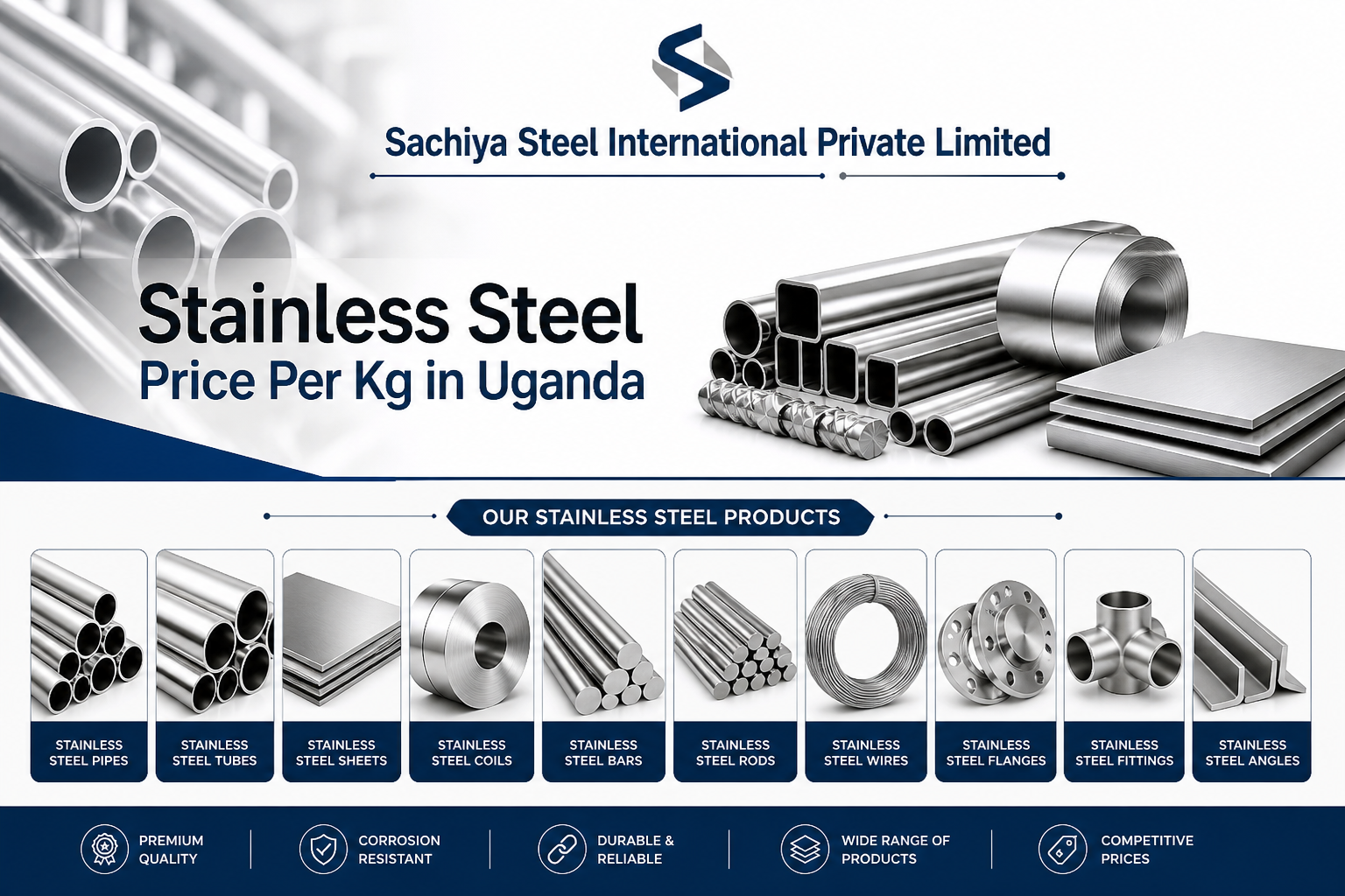 Stainless Steel Price Per Kg in Uganda