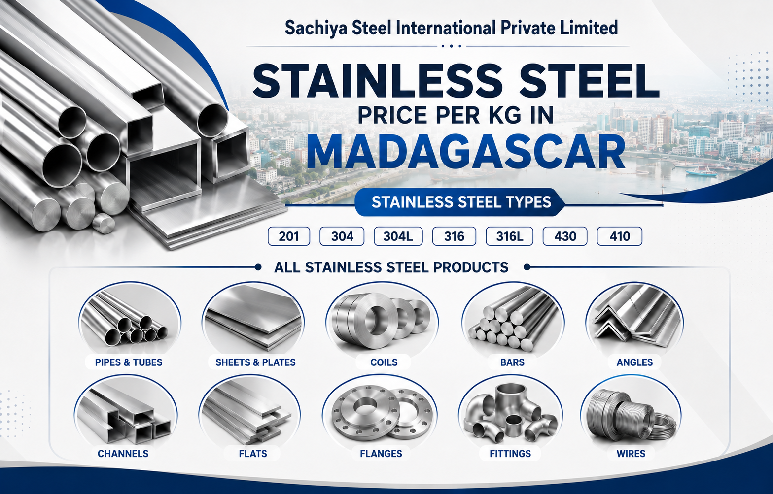 Stainless Steel Price Per Kg in madagascar