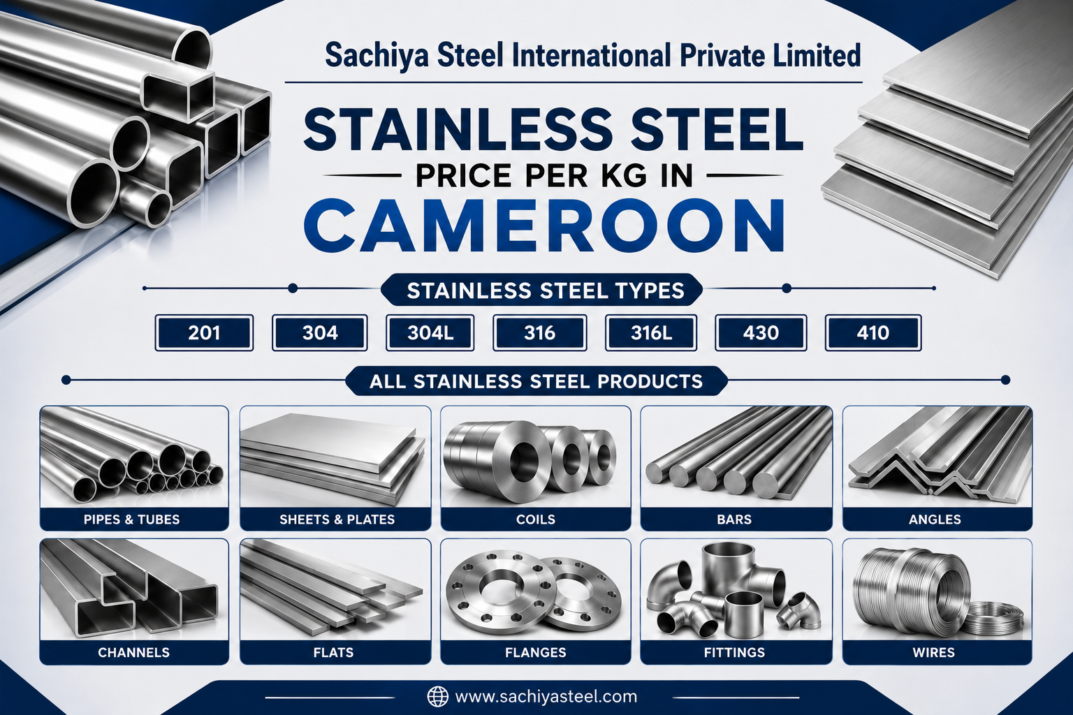 stainless steel price per kg in Cameroon