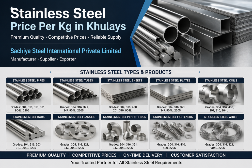 Stainless Steel Price Per Kg in Khulays