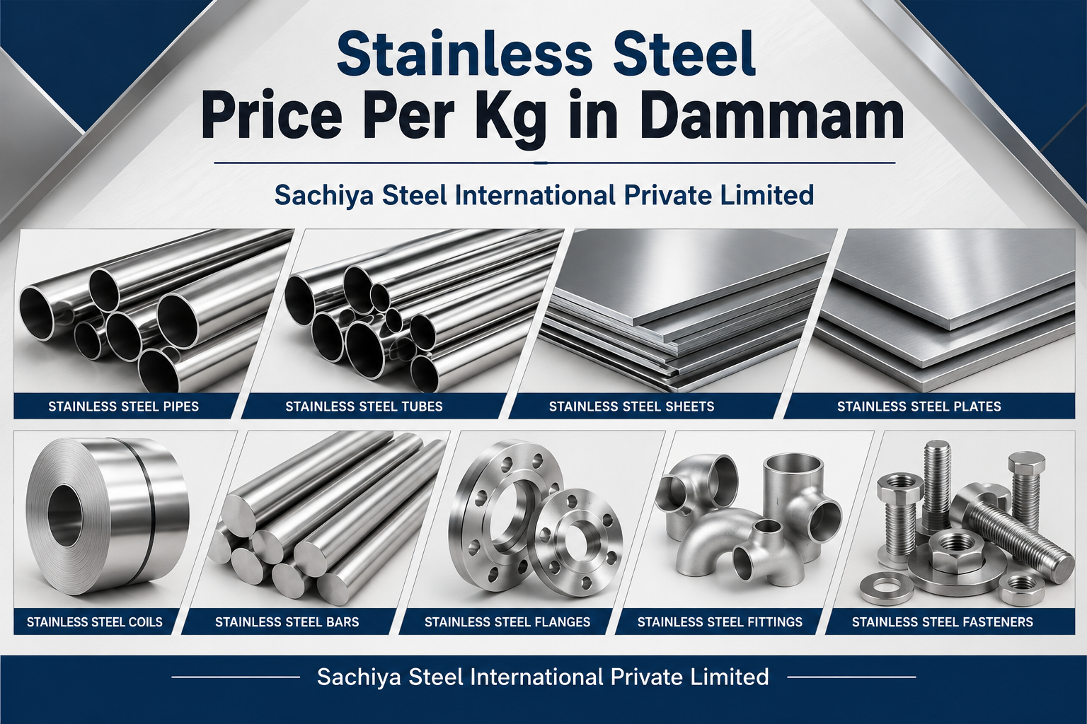 Stainless Steel Price Per Kg in Dammam