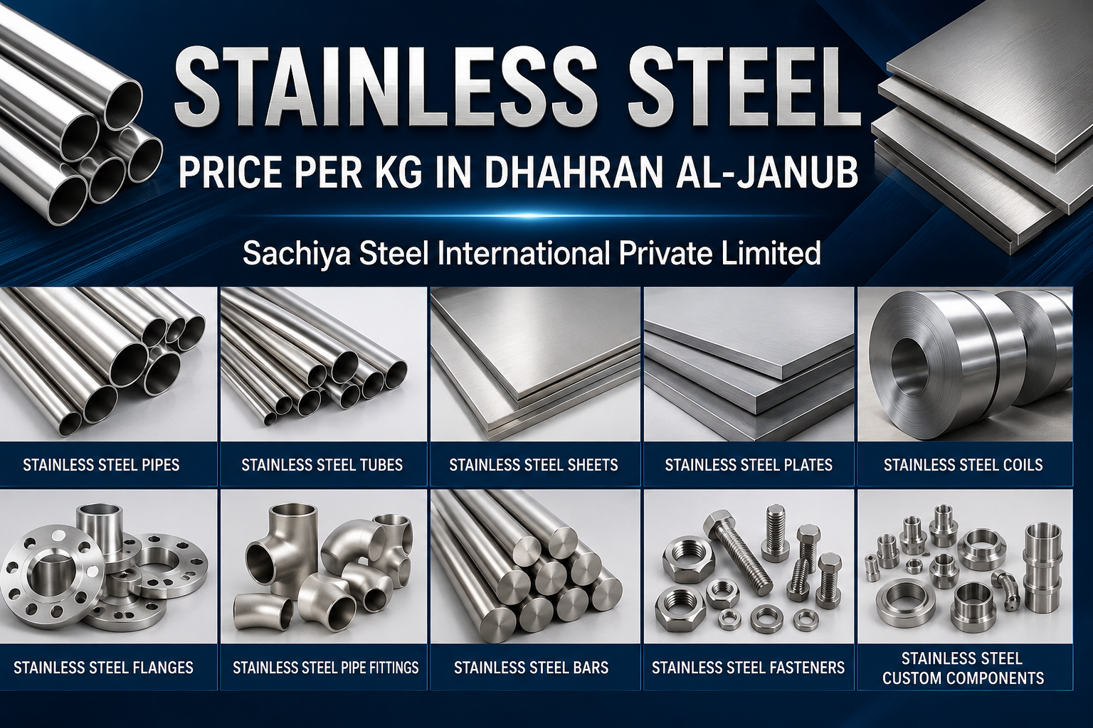 Stainless Steel Price Per Kg in dhahran al-janub