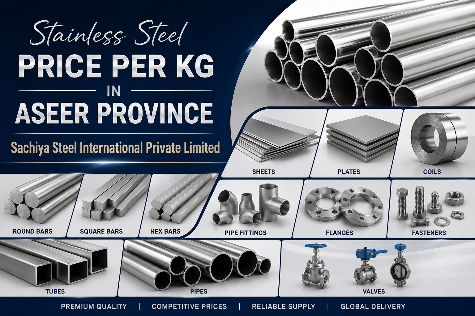 Stainless Steel Price Per Kg in Aseer Province