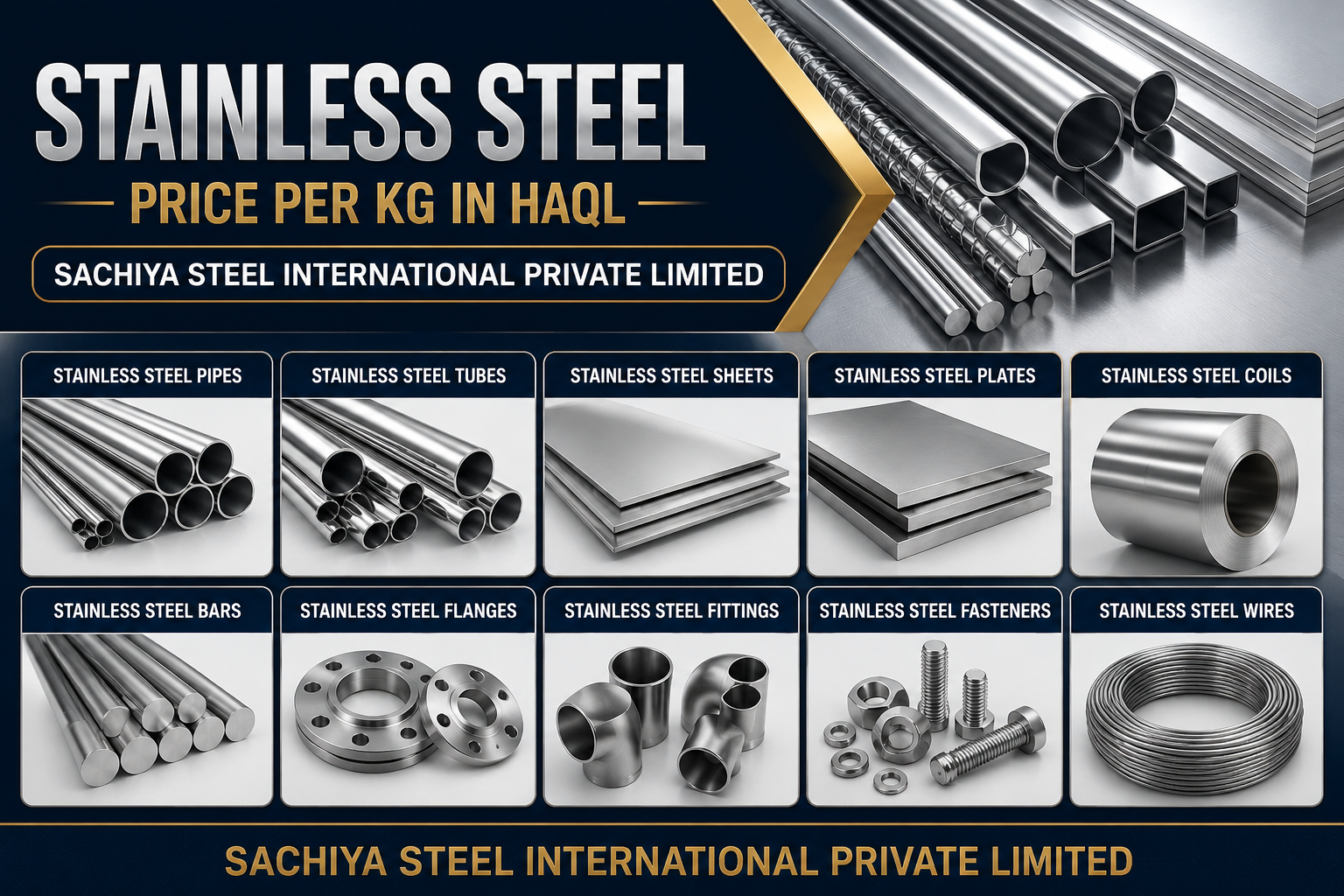 stainless steel price per kg in Haql