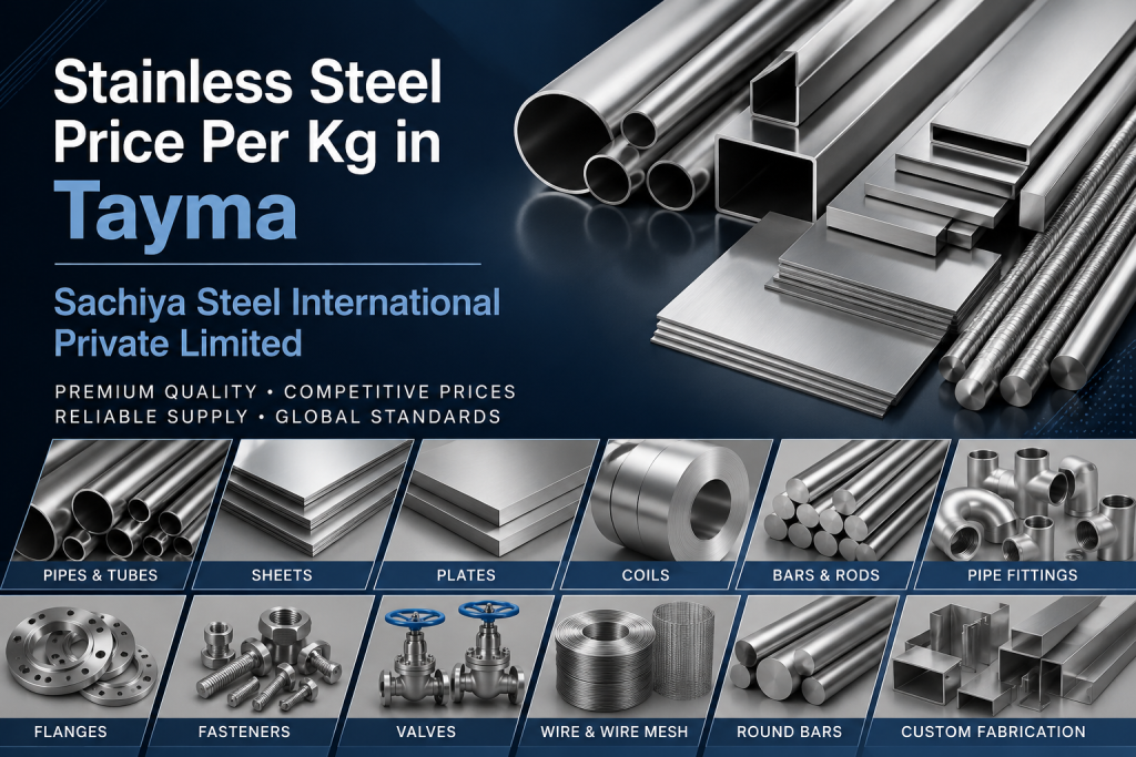 stainless steel price per kg in Tayma