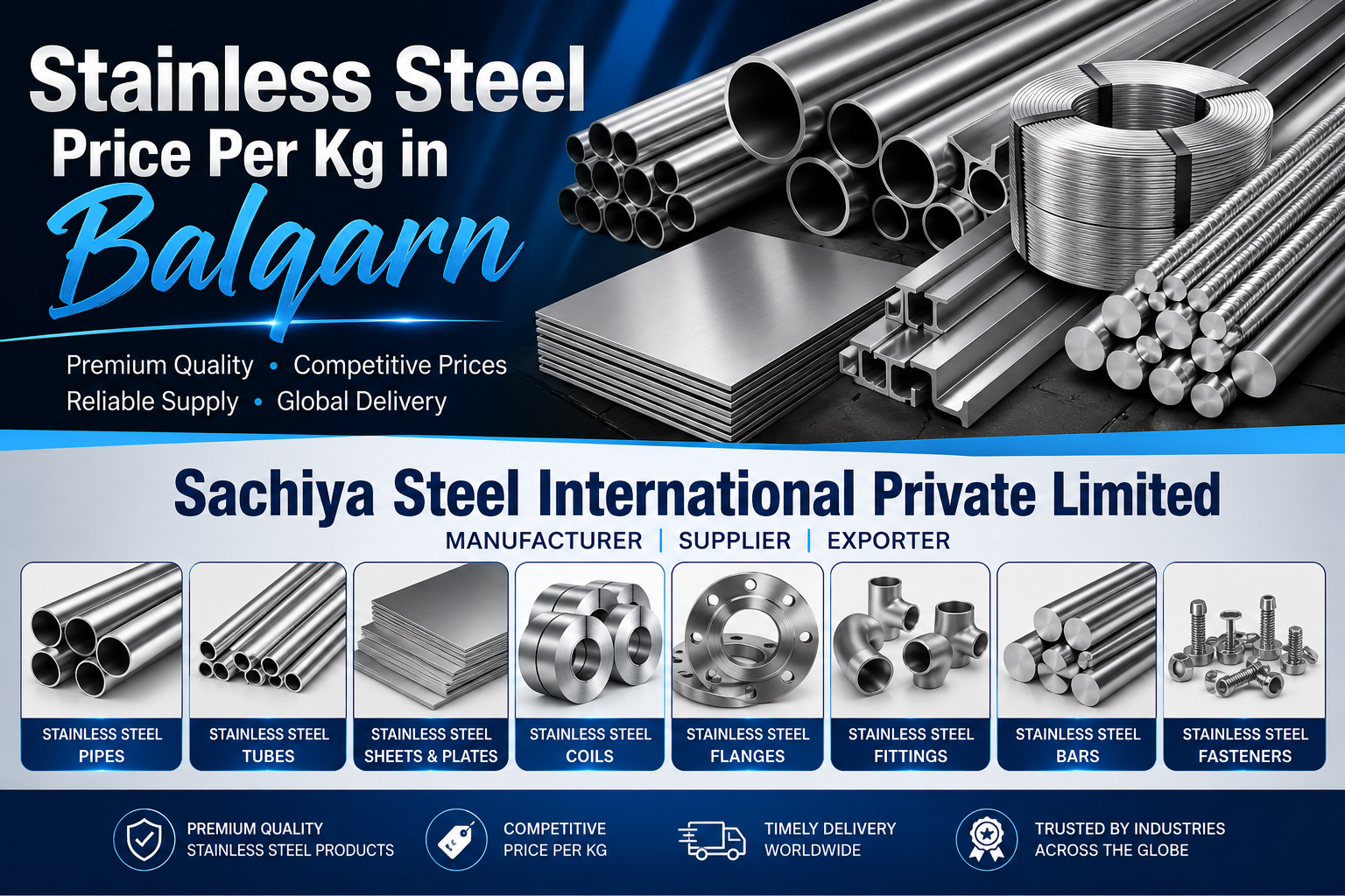 Stainless Steel Price Per Kg in Balqarn