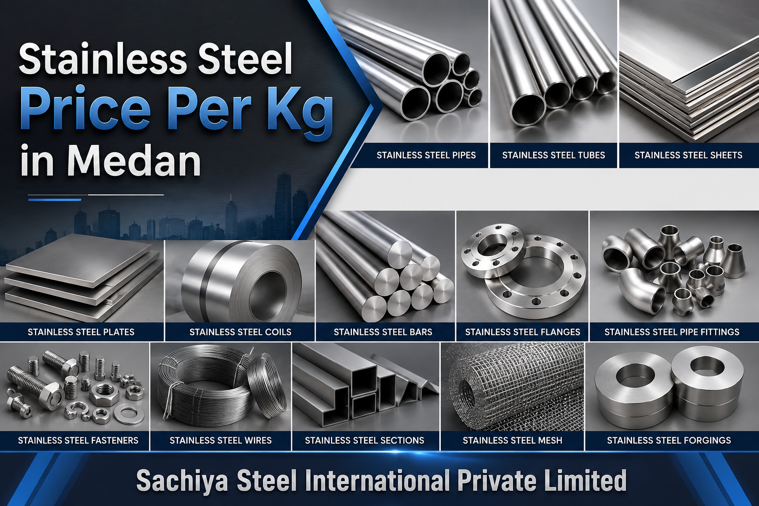 stainless steel price per kg in Medan