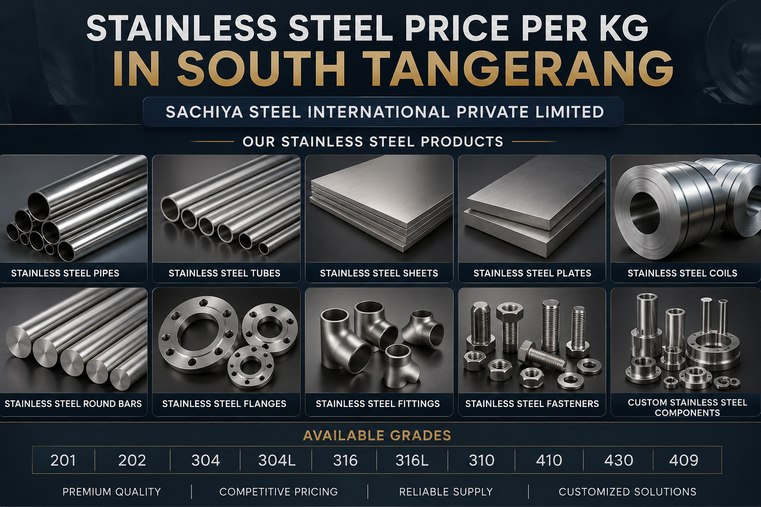stainless steel price per kg in South Tangerang
