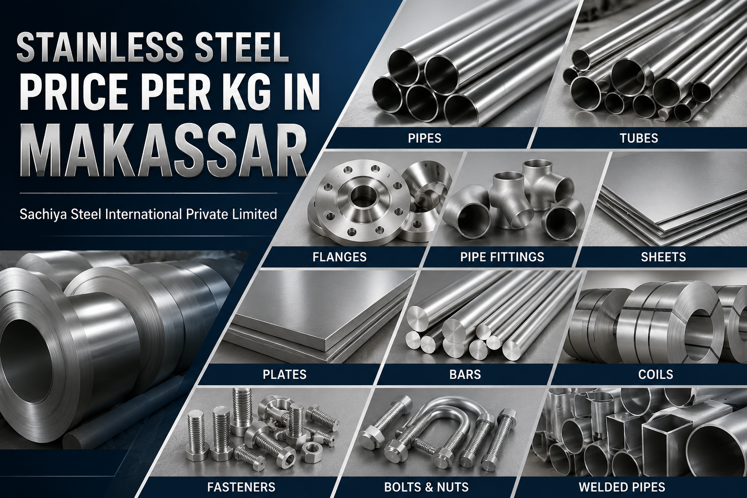 stainless steel price per kg in Makassar