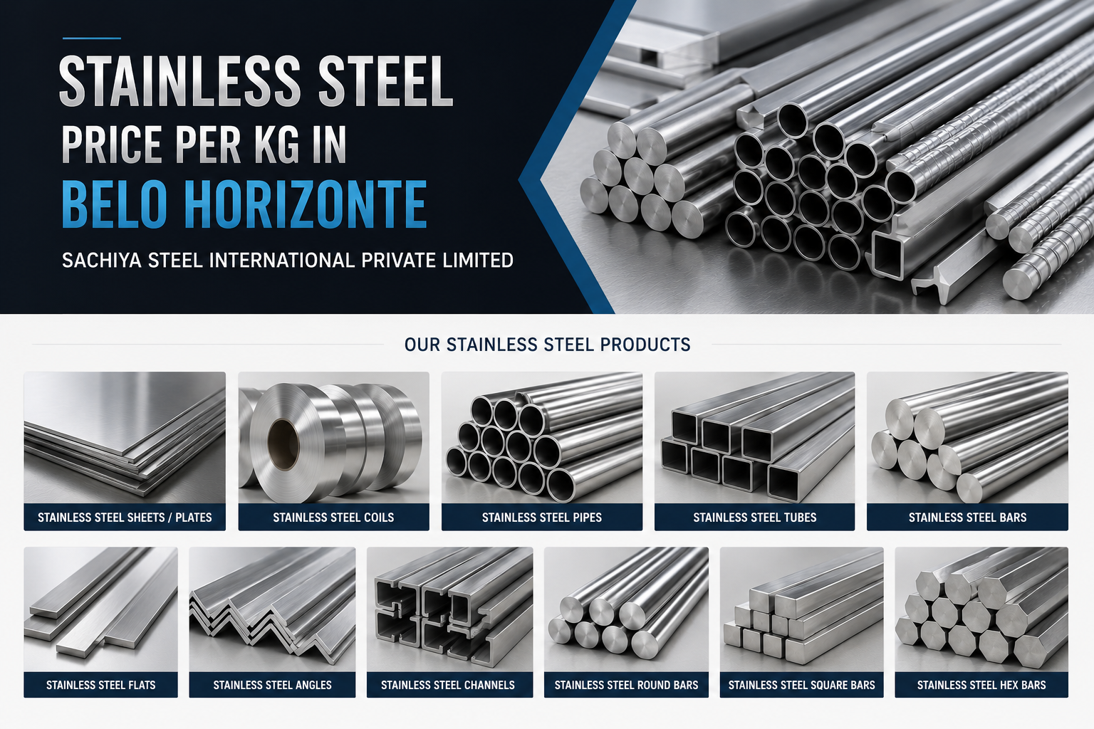 stainless steel price per kg in Belo Horizonte