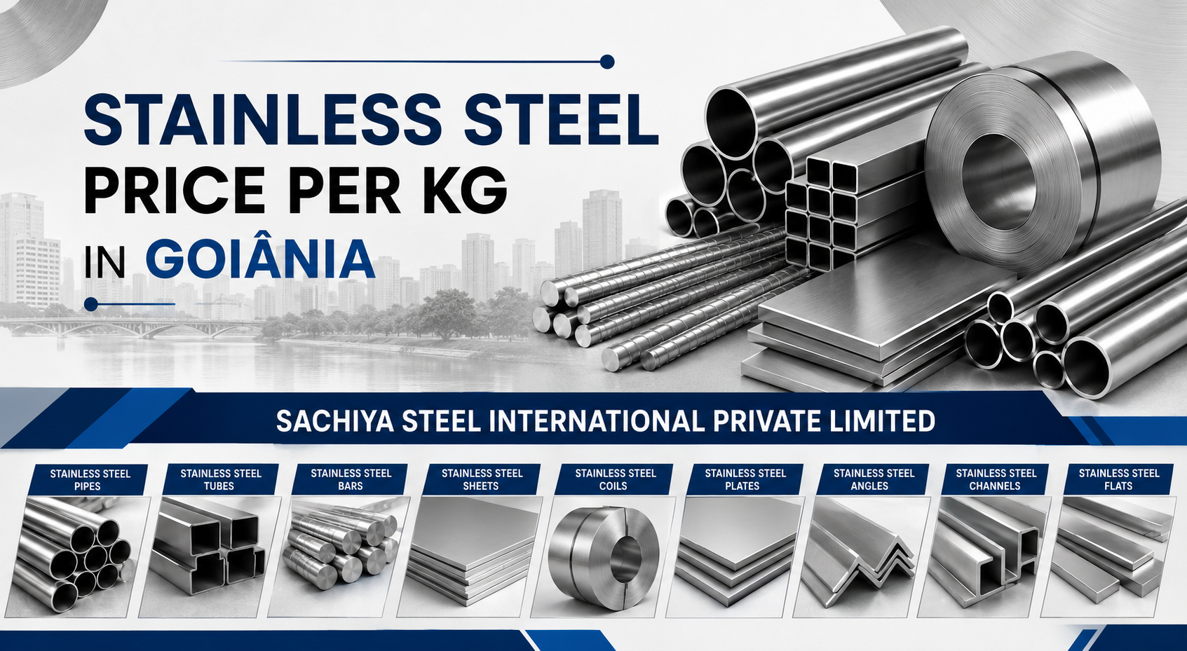 stainless steel price per kg in Goiânia