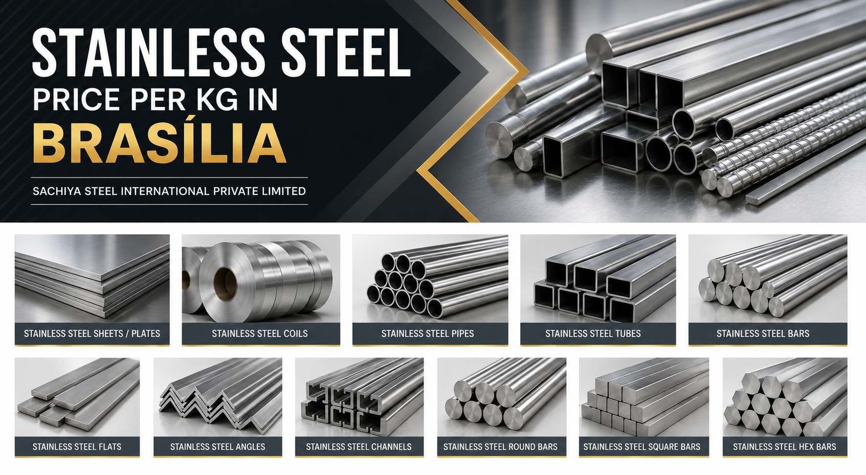 stainless steel price per kg in Brasília