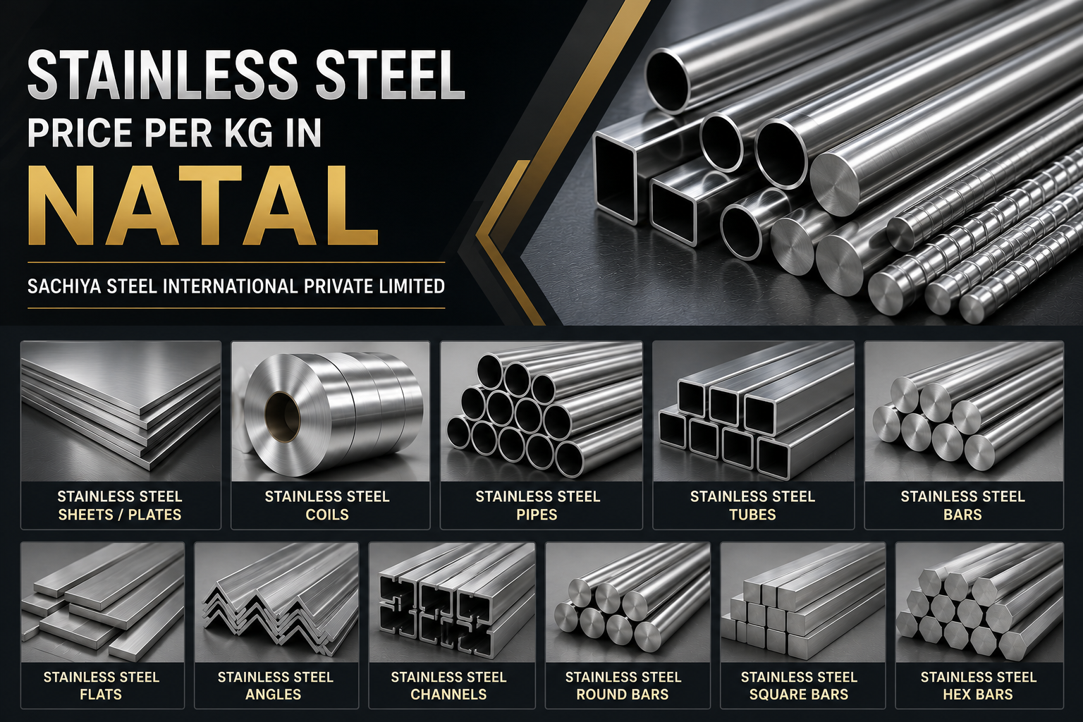 stainless steel price per kg in Natal