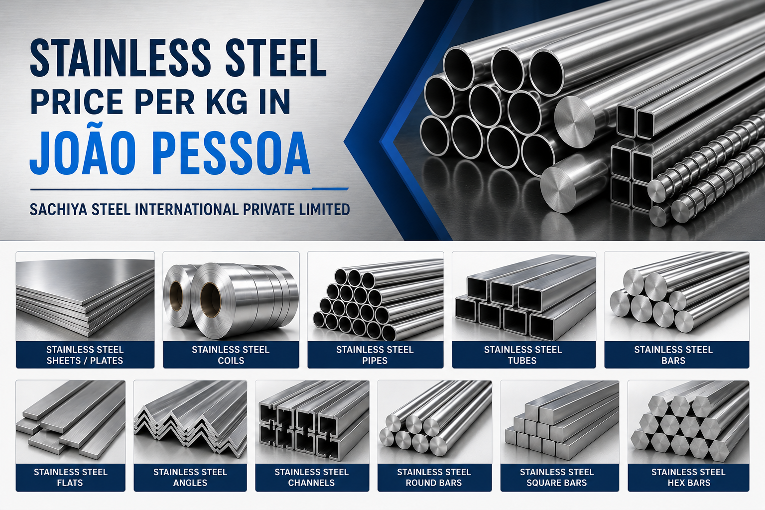 stainless steel price per kg in João Pessoa