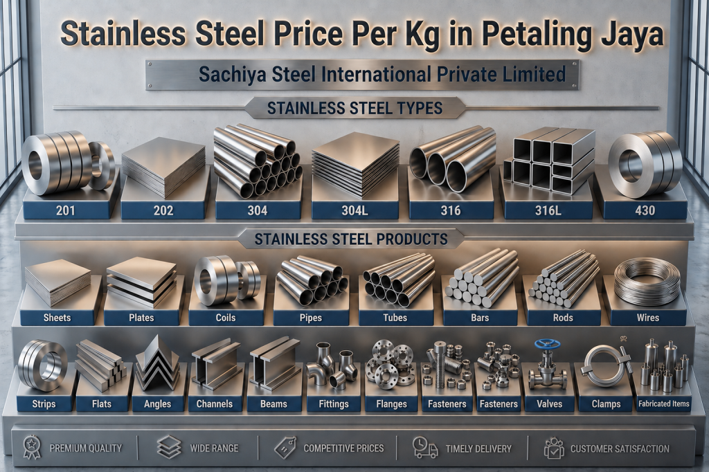 Stainless Steel Price Per Kg in Petaling Jaya