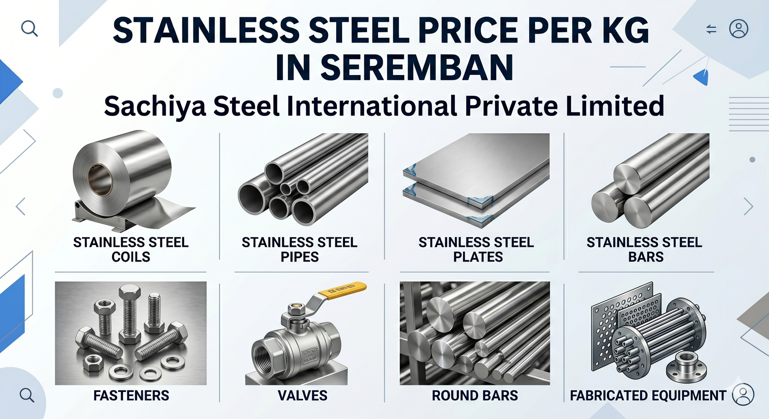Stainless Steel Price Per Kg in Seremban