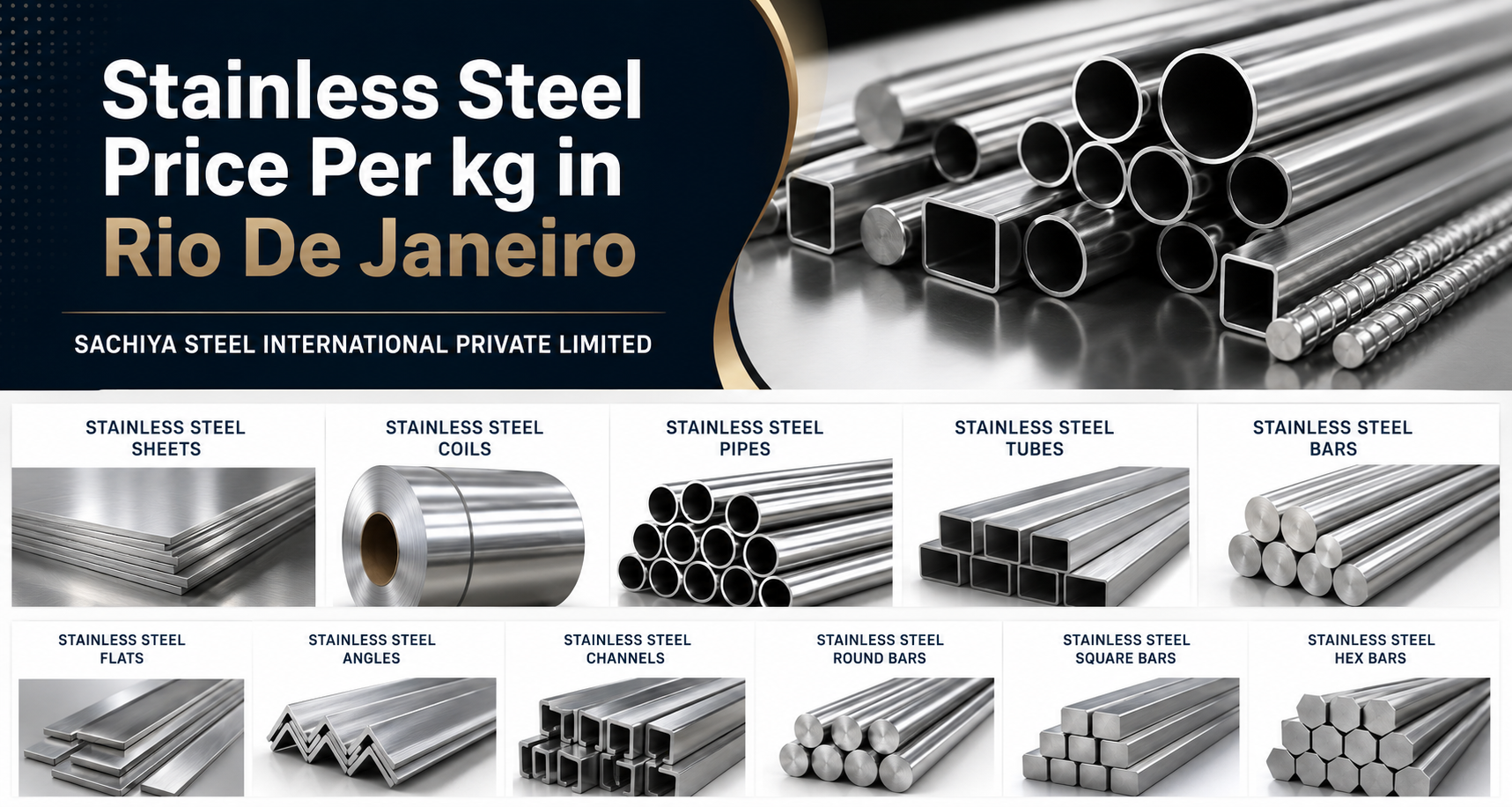 Stainless Steel Price Per kg in Rio de Janeiro