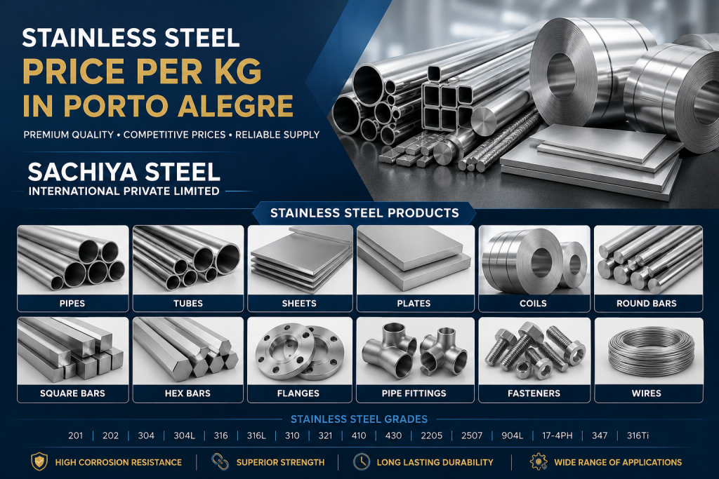 stainless steel price per kg in Porto Alegre