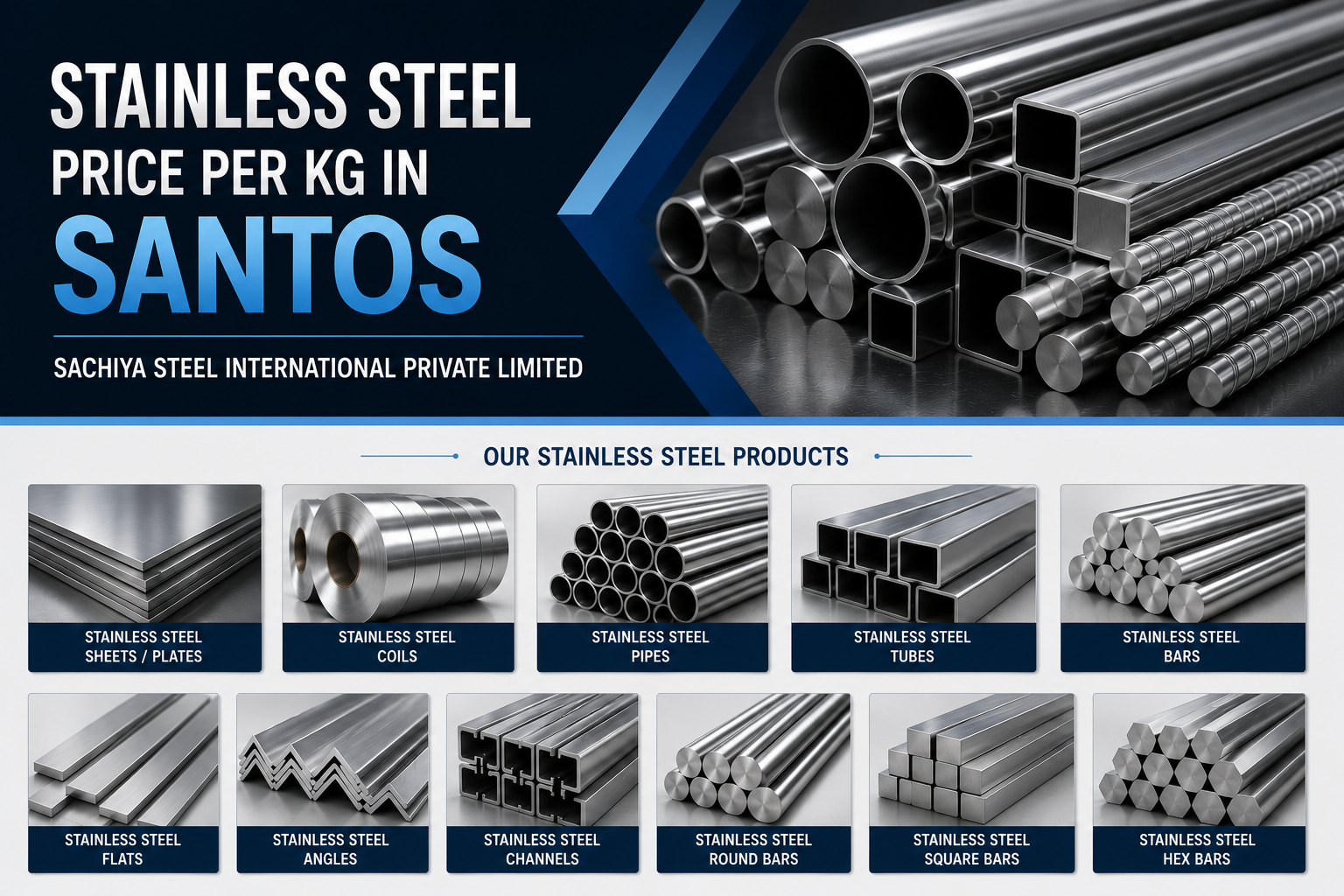 stainless steel price per kg in Santos