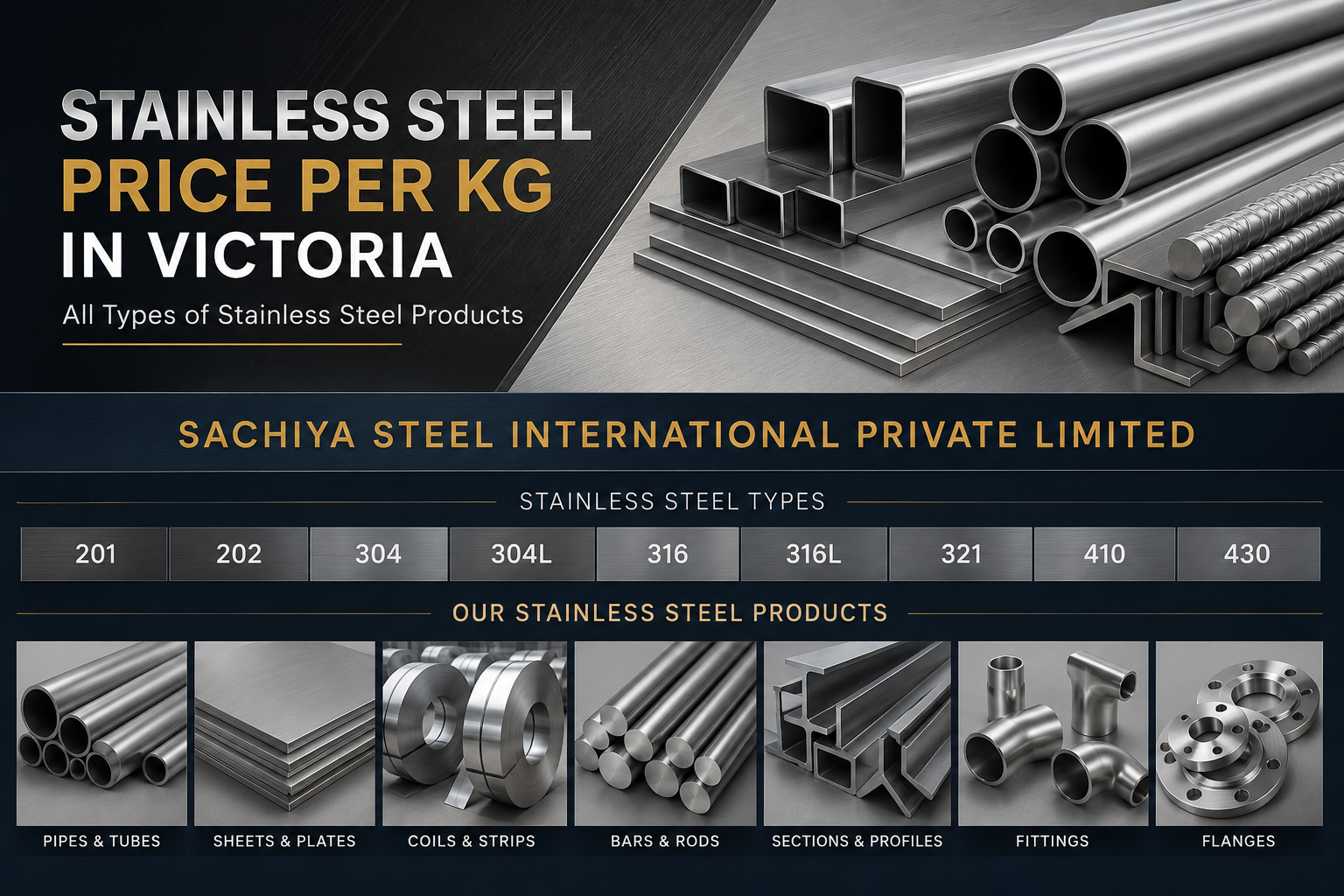 stainless steel price per kg in Victoria